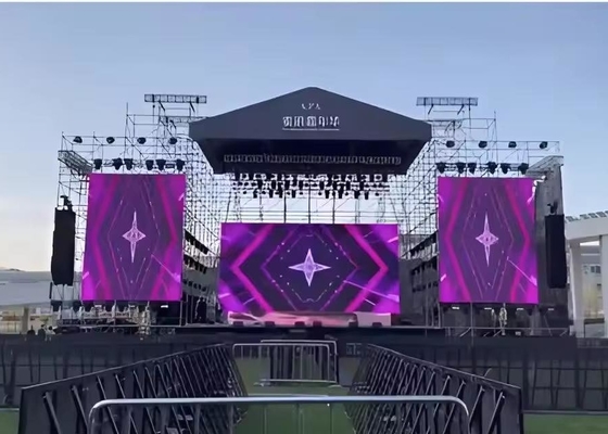 Ideal para concertos, cenários, competições, telas LED penduradas de alta resolução