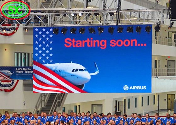 Display LED externo SMD3535 Full Color 192x192mm Cabinet