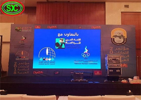 Display LED externo SMD3535 Full Color 192x192mm Cabinet