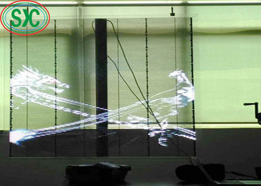 Display transparente a cores inteiras de alto brilho SMD2525 IP54 Longa vida útil