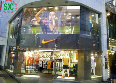 Semi-Outdoor Impermeável Full Color Transparente LED Transparente Screen SMD1921 3 anos de garantia