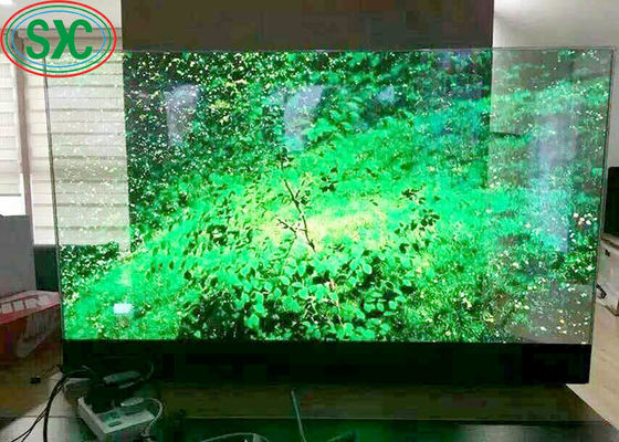 Alta taxa de atualização LED transparente Full Color 500x1000mm
