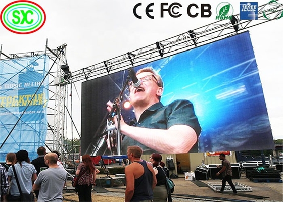 P4 Ultra Slim Outdoor LED Rental Screen, SMD2727 Display LED de alta resolução