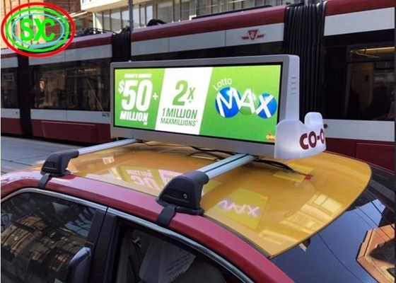 Painel de mensagens LED do ecrã da cabine P3.91 Full Color Vivid Screen IP65 1/8 Scan Mode