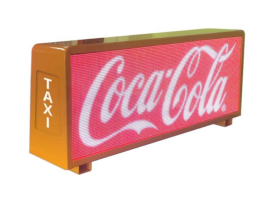 Ecrãs de táxi Automóveis LED sinalização Displays baixo custo, vivo Táxi telhado LED Displays