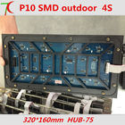 Exposição de diodo emissor de luz exterior da cor completa de P10 SMD3535, varredura conduzida exterior dos quadros de avisos 1/4