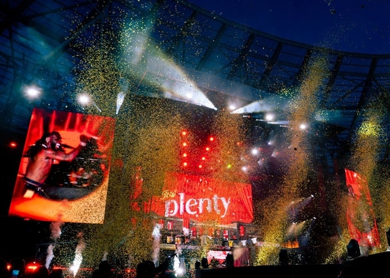 Large Screen Stadium Die-Cast Aluminum LED Display P3 Outdoor Rental IP65 Impermeável HD Alto brilho