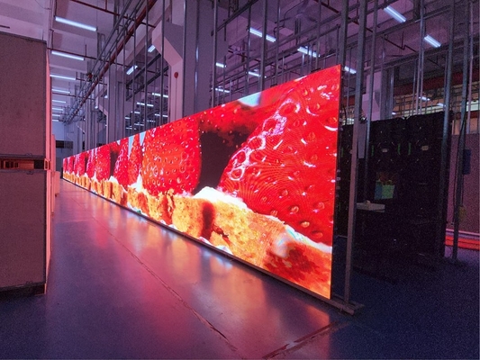 SMD2121 P4 Indoor RGB LED Die-Casting Aluminum Screen Full Color Display Cabinet de ferro e aço fixo