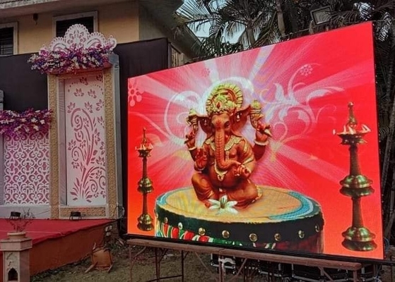 P2.5 Publicidade ao ar livre Full Color RGB LED Die-Casting Aluminum Screen Commercial 640x640 Mm