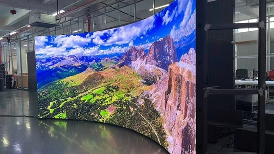 Personalizado Flexível interior Full Color LED Display HD P1.5 Mais de 1300cd brilho