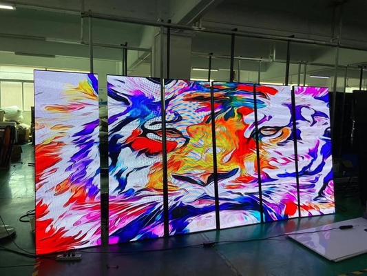 Pôster RGB LED Display 2,5 mm Pixel Pitch Alta taxa de atualização 1920HZ Interior