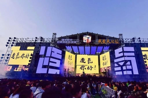 111111 Pontos/Métro Quadrado P3 Full Color LED Rental Screen Indoor/Outdoor LED Video Display