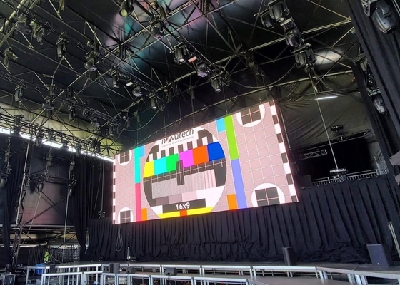 Alta taxa de transmissão estática exterior Full Color LED Display 1000x1000mm Cabinet