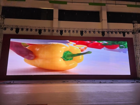 Tela de exposição video interna fina de alta resolução do diodo emissor de luz do painel de parede P1.25 da cor completa do passo do pixel