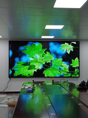 Tela de exposição video interna fina de alta resolução do diodo emissor de luz do painel de parede P1.25 da cor completa do passo do pixel