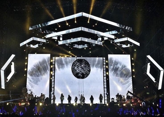 Display LED para cerimônias, entretenimento