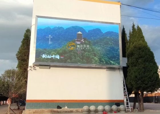 6000 Nits Exterior Display LED Full Color P8mm HD IP65 Painel de pixels Instalação fixa