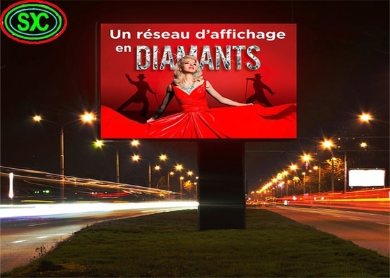 LED SMD 3 em 1 cortina de parede publicitária, P4.81 comercial clara Resolução de cores completas 52 * 52 HD Chip 1/13 Scan