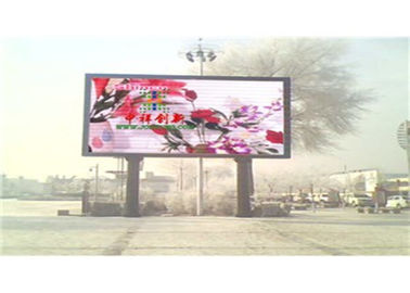 P8 Outdoor Full Color Publicidade Comercial LED Display Billboard Com Coluna