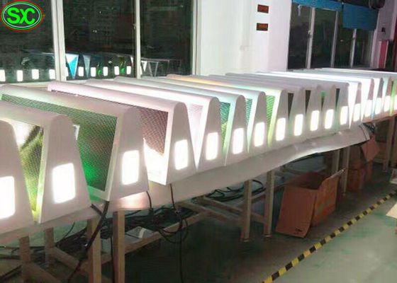 P5 dobram táxi lateral o sinal conduzido para a tela de exposição conduzida do sinal do carro carro impermeável