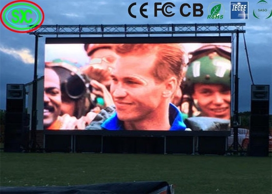 SMD2121 Publicidade ao ar livre Full Color LED Rental Screen 3 anos de garantia