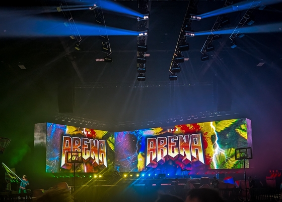 HD Capacidade de vídeo em cores gigante 20ft tela LED fixa à prova d'água Classificação IP65