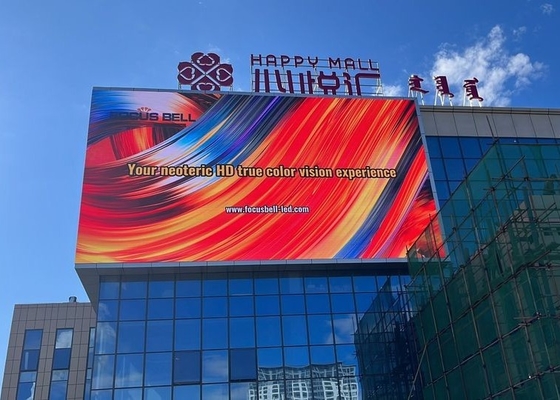 Publicidade Exterior Full Color LED Display Screen P8 Fixado Impermeável IP65 1/16 Modo de varredura