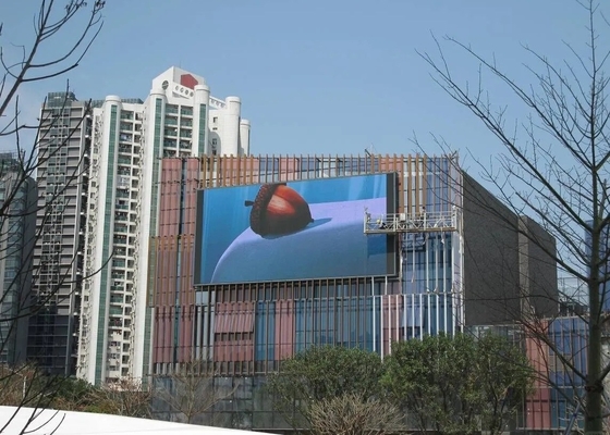 Publicidade Exterior Full Color LED Display Screen P8 Fixado Impermeável IP65 1/16 Modo de varredura