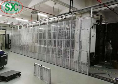 G3.91-7.82 Parede de vídeo transparente de cor ultrafina SMD2525 IP54 Longa vida útil
