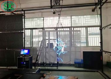 Ecrã LED transparente de alta resolução, à cores inteiras, à prova d'água SMD1921 Garantia de 3 anos