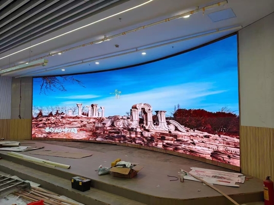 Armário de Display LED Full Color SMD RGB 512x512mm P4 Video de Aluguer Parede LED Exibido Exterior, sistema novastar,