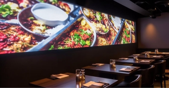 P2 640x480mm ecrã LED de interior cartaz de aluguer vídeo publicidade ecrã LED, taxa de atualização 7680hz
