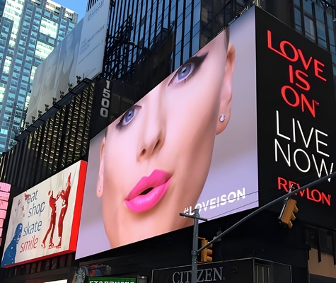 P10 Publicidade exterior a cores completas LED Billboard Sistema de controlo Novastar Instalação fixa