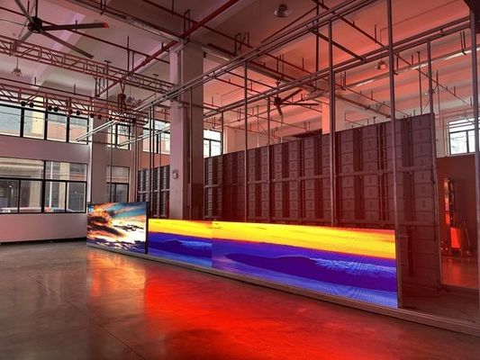 Bom preço P2.5 SMD Full Color LED Curtain Wall Display, LED Stage Curtain Screen de alta resolução on-line