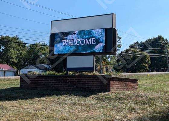 Display de vídeo LED fixo à prova d'água para exterior em cores completas P6.67 para publicidade, projeção de filmes na parede