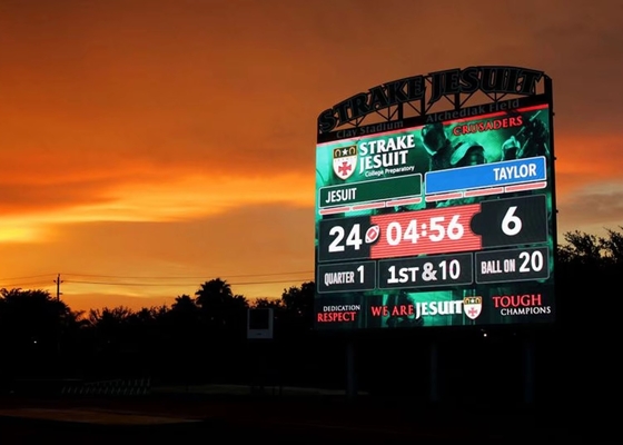 Full Color Rental Waterproof Outdoor Stadium 5500cd/M2 P10 Estádio LED Display Screen