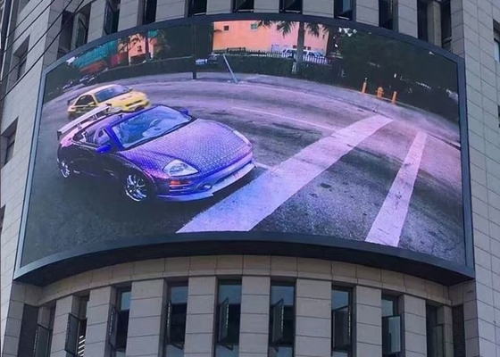 Energia - Exibição LED multicolor exterior com 65410 pontos / m2 Densidade de pontos em 500 * 1000MM Tamanho do gabinete