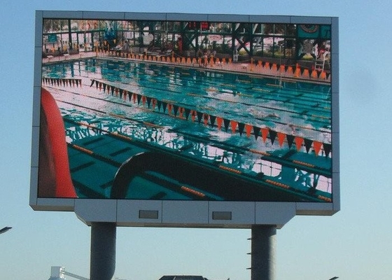 Energia - Exibição LED multicolor exterior com 65410 pontos / m2 Densidade de pontos em 500 * 1000MM Tamanho do gabinete