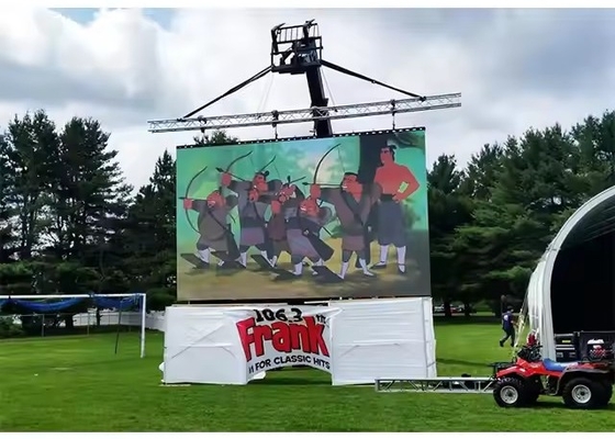 Epistar Chip Video Wall Outdoor Full Color LED Alumínio de fundição a moagem de ferro/aço