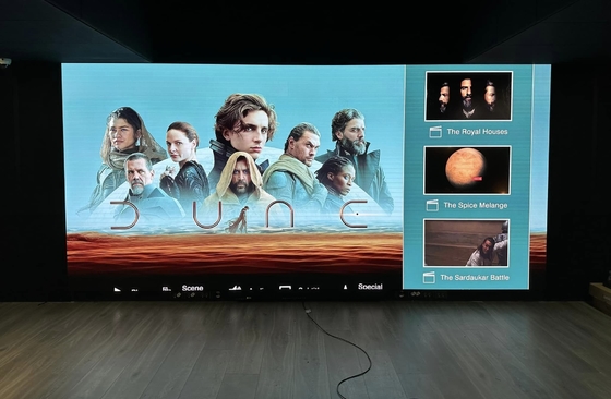 Displays LED portáteis flexíveis Novastar em cores completas P2.5 Indoor Rental Display Led Screen