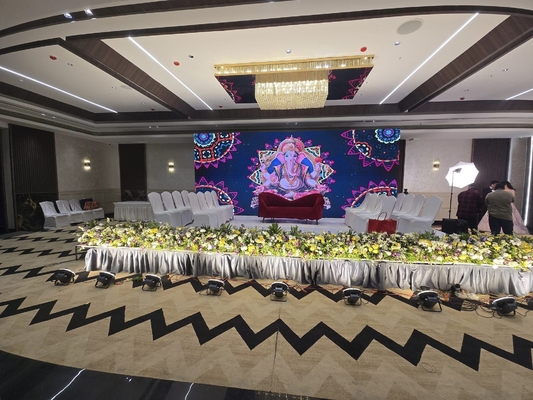 Full Color 640x640mm Indoor LED Display P2.5 LED Screen Die Casting Aluminum Cabinet Rental LED Screen, 3840hz taxa de atualização