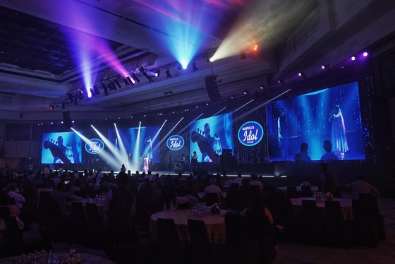 P3 led placas publicitárias 4K HD led placas de vídeo led interior parede P3 unidade 576x576mm, Novastar sistema,1200cd brilho, 3840hz taxa de atualização