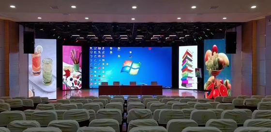 Painel 640x640mm 3840Hz alta atualização SMD2020 P2.5 serviço frontal ecrã LED interior, sistema Novastar, brilho de 1100nit
