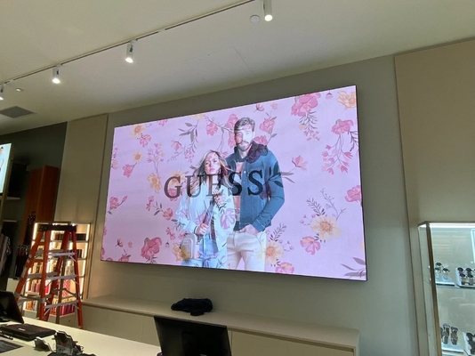 Display a cores inteiras para interiores