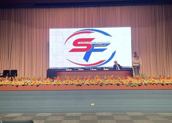 Alto Resolução Indoor Full Color LED Display HD 4mm Pixel pitch Stge Parede