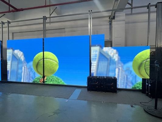 Bom preço Armário de ferro e aço P5 SMD Indoor Full Color LED Rental Screen para Estádio de Futebol 64x32 Dot Matrix / Eco-Friendly on-line