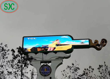 64x64 P5 RGB LED Curve Screen Impermeável para Outdoors Full Color Garantia de três anos