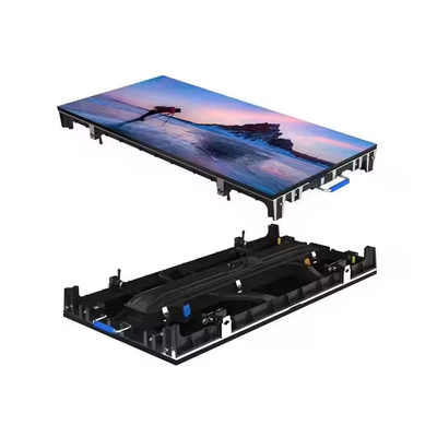 Aluguer de tela curva suspensa/estágio de exibição de publicidade LED fixo HD Display de corrente constante