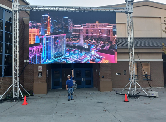 HD Indoor Full Color LED Display Tela de alumínio 2500 CD/m2 Com ângulo de visão