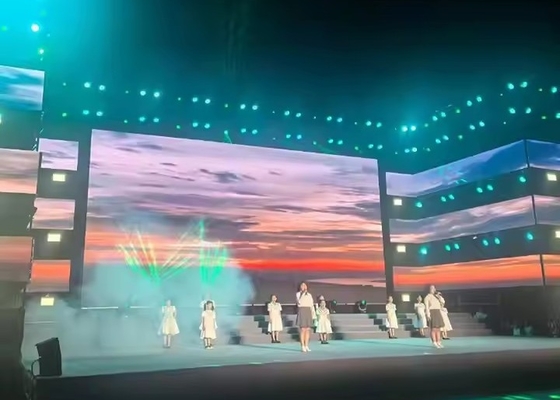 Display LED Full Color Rental P4.81 Iluminação exterior IP65 Sistema NOVA HD 1R1G1B